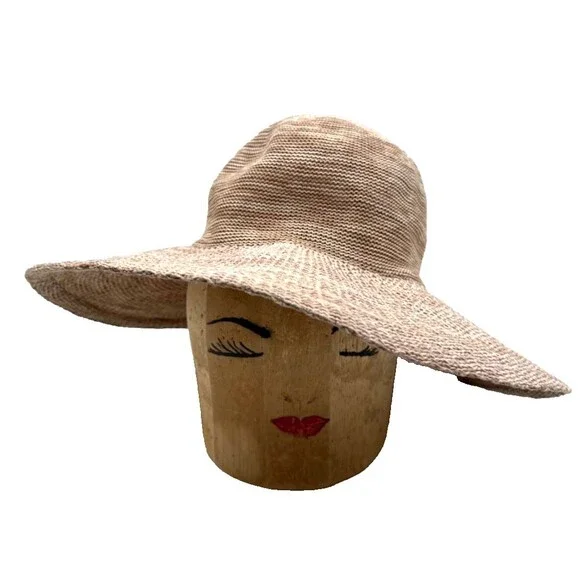 Wallaroo Hat Company "Victoria" Diva Wide Brim Straw Hat Womens OSFM - Picture 7 of 11